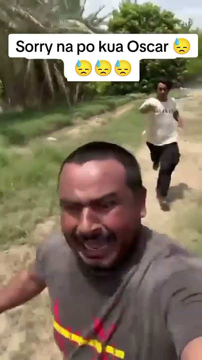 sorry po kua oscar #highlightseveryone #funny #comedy #happy #enjoy #running