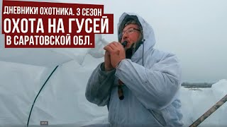 Охота на ГУСЕЙ в Саратовской обл. \ Дневники охотника. Сезон #3 \ #1