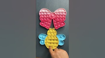 Popping Pop it with the tune ❤️#shorts #popit #popit #fidget #trending