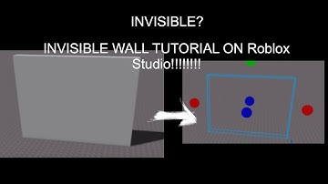 INVISIBLE WALL TUTORIAL ON Roblox Studio! STEP BY STEP TUTORIAL! (and very funny)