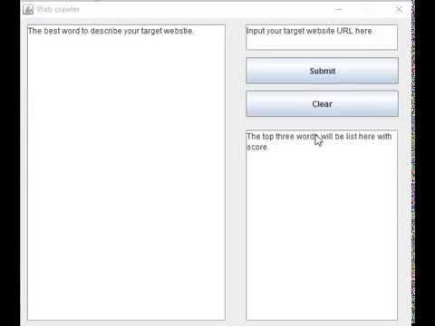 Web crawler demo
