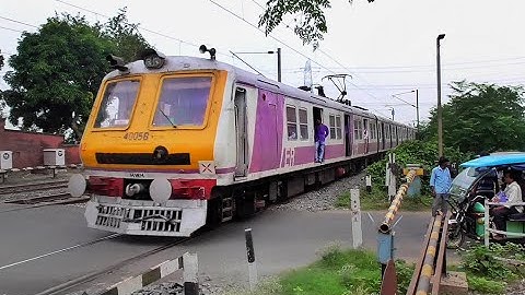 Furious Speedy Aerodynamic Face & Conventional EMU Train Skip Between Railgate | Eastern Railways
