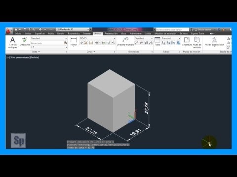 Video: ¿Cómo se realizan anotaciones en AutoCAD 3d?