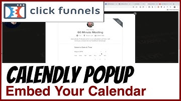 How To Embed a Calendly SignUp Element in a ClickFunnels Popup - CFDS-23