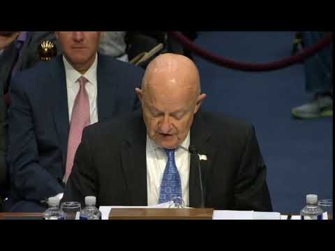 James Clapper's Opening Statement On Investigating Trump's Ties To Russia