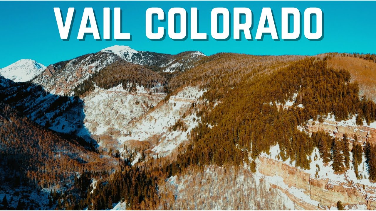 BOOTH FALLS | VAIL COLORADO | 4K DRONE FOOTAGE