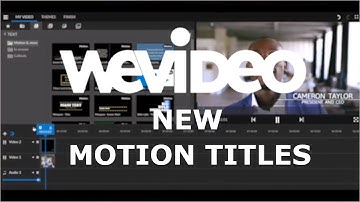 Check Out Our New Motion Title Templates | WeVideo