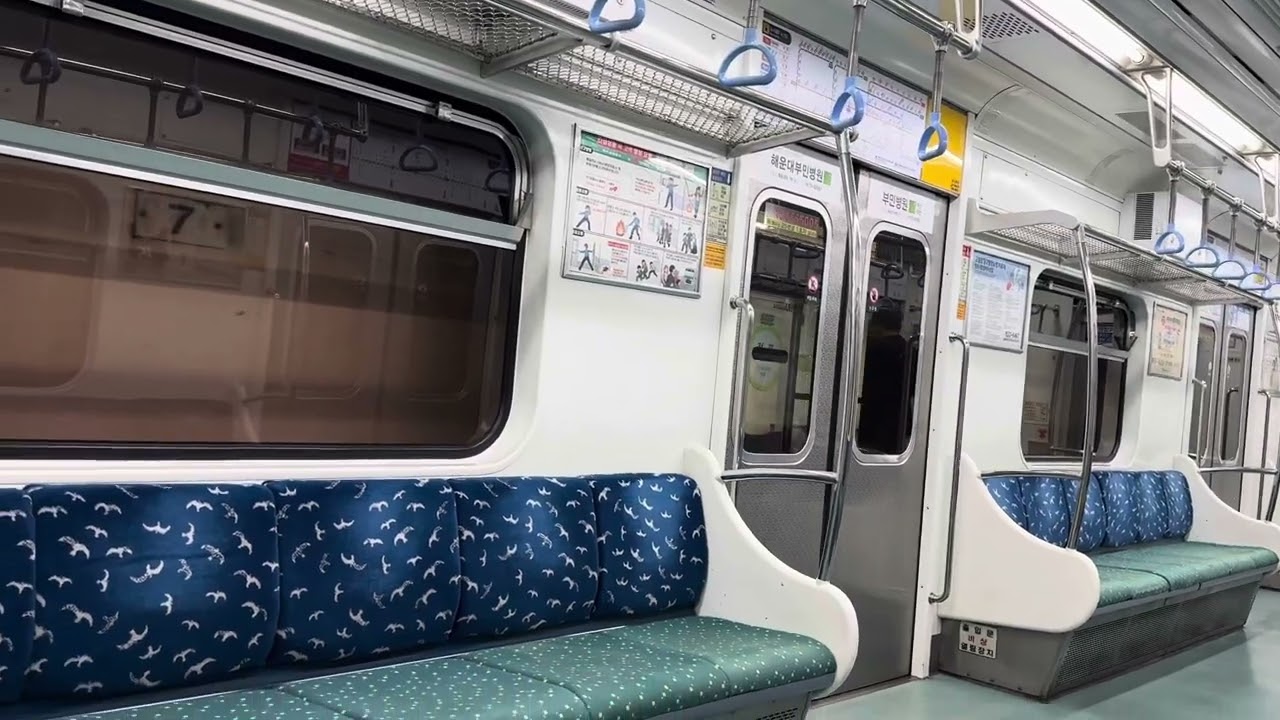 부산교통공사 2호선 전포행 막차 서면~전포 주행