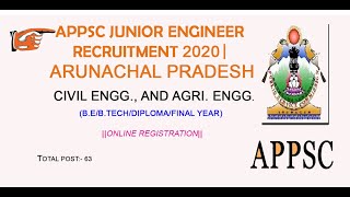 Appsc online registration 2020| Arunachal Pradesh #apssb #appsc #appsconlineclasses #appscgroup2 screenshot 1