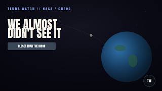We Almost Didn't See It: The Asteroid That Passed Closer Than the Moon#Asteroid#NearMiss #TerraWatch