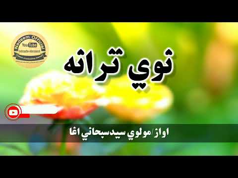 Maulvi Syed Subhani Agha نوی ترنم مولوی سید سبحانی سید سبحانی آغا نوی ترانی نوی ترانه