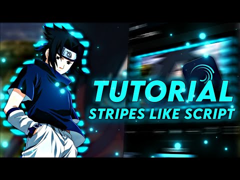 TUTORIAL STRIPES LIKE SCRIPT | IN ALIGHT MOTION | DALAM 3 MENIT