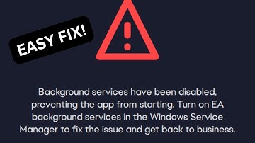 The Secret to Enabling Background Services on EA: EASY FIX in 2023!