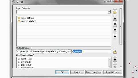 How to Merge Data Layers in ArcMap 10