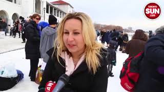 Polar Bear Dip in Toronto