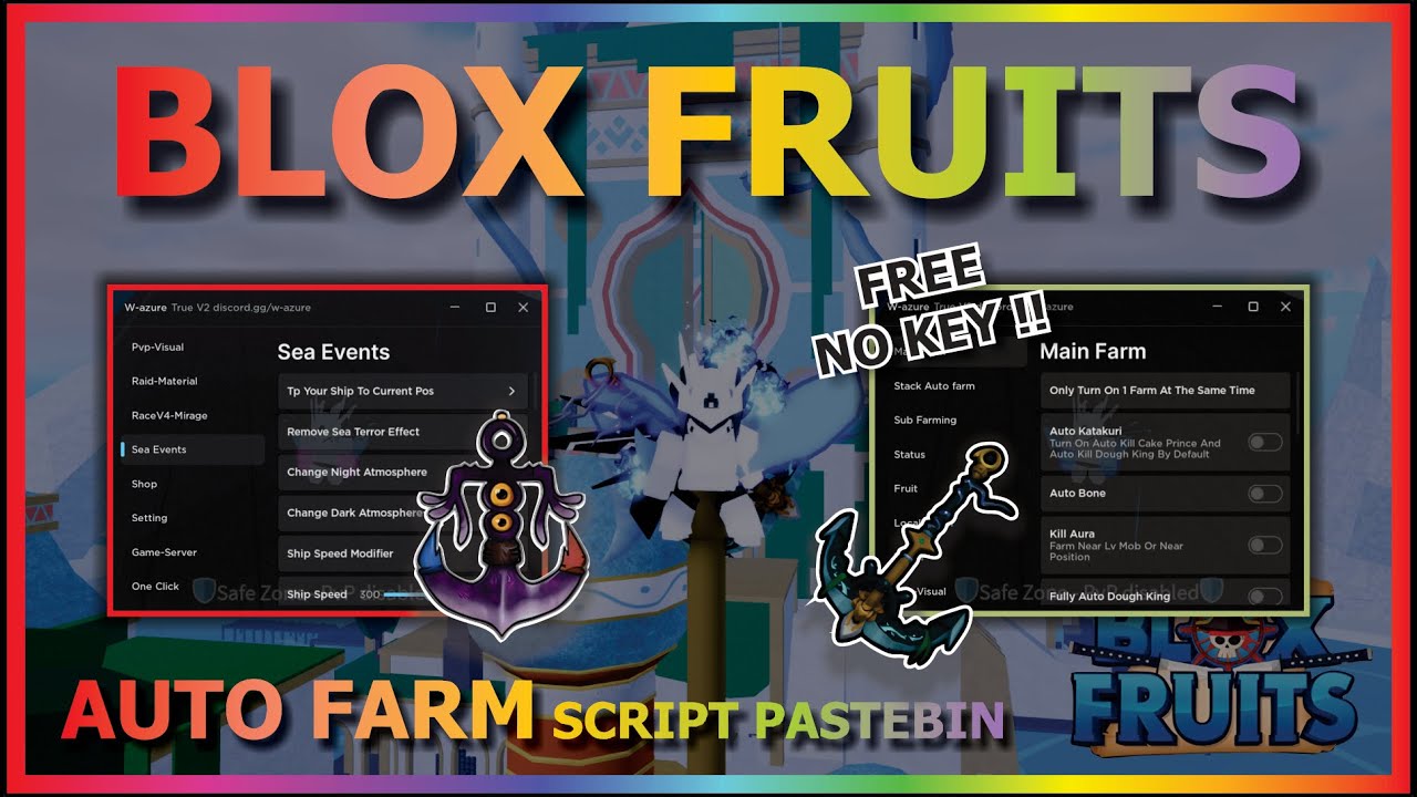 BLOX FRUITS (AZURE V2) – ScriptPastebin