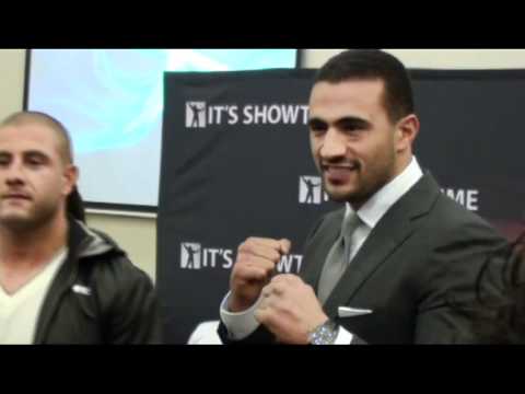 Badr Hari VS Gökhan Saki Staredown!