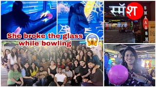 Bowling at SMAAASH | Gamezone in Korum Mall | Places to visit in Thane | Pritis World