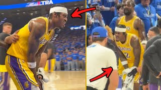 Jarred Vanderbilt Was In Lot of Pain & Head To The Locker Room Holding His Hand LAKERS vs. THUNDER!