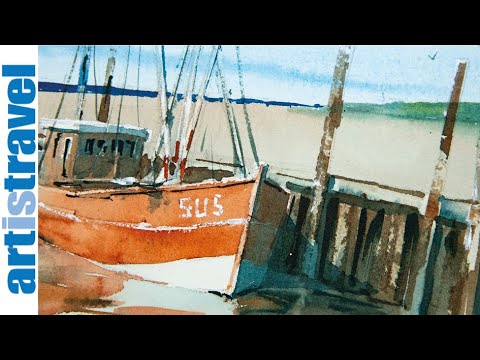 Video: Das Drama In Der Aquarellmalerei Aufspielen Laurie Goldstein-Warren