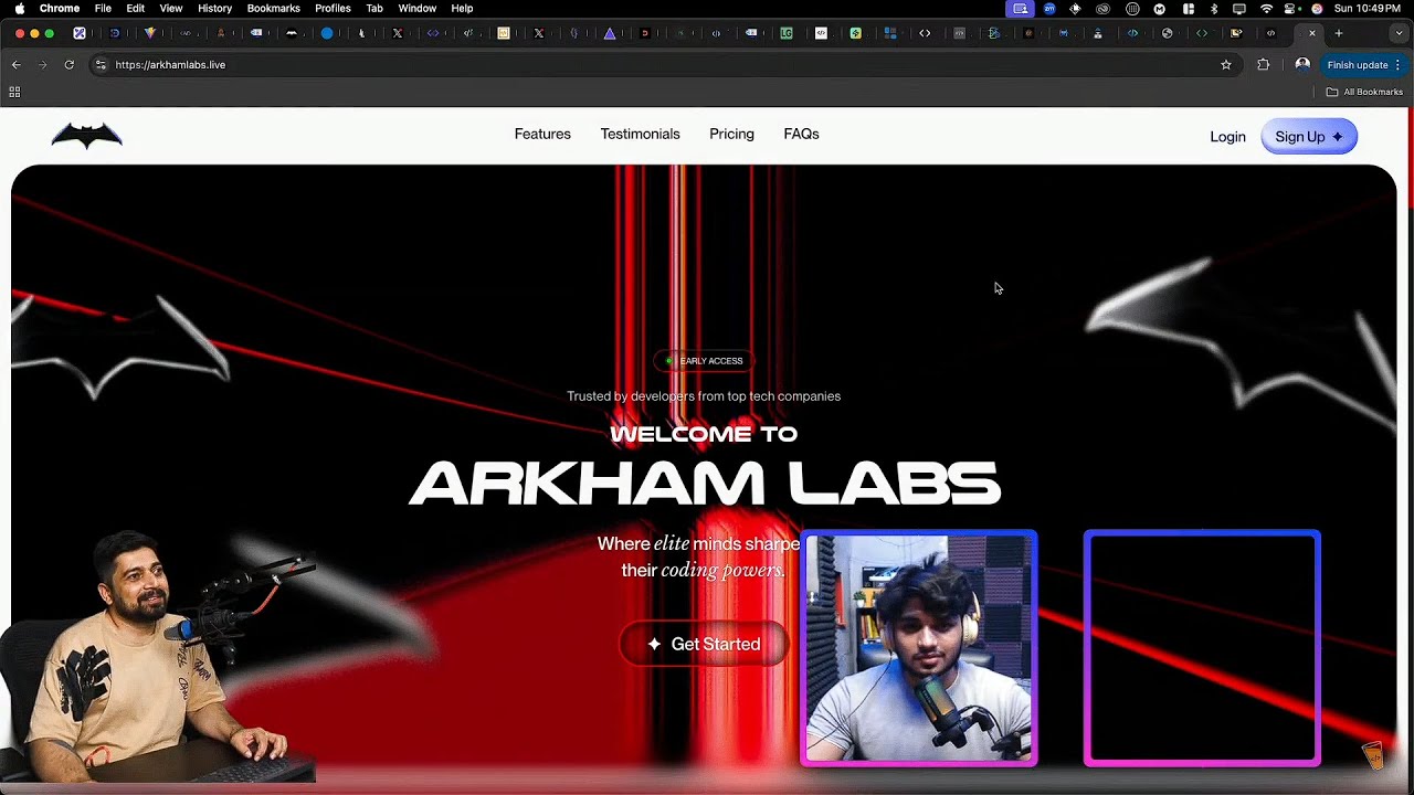 Arkham Labs Demo Review by Hitesh Choudhary | ChaiCode LeetLab Challenge