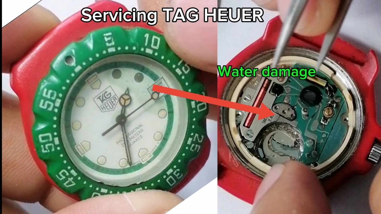 TAGHEUER FORMULA 1 QUARTZ | WATER DAMAGE | SERVICE & SPARE PARTS