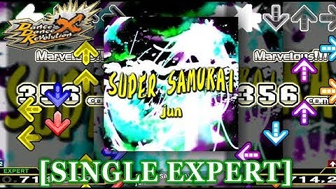 【DDR X】 SUPER SAMURAI [SINGLE EXPERT] 譜面確認＋クラップ