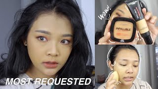 LOREAL INFALLIBLE 24H MATTE COVER FOUNDATION REVIEW + TEST KETAHANAN