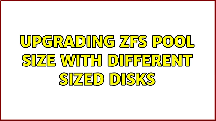 Upgrading ZFS Pool size with different sized disks (2 Solutions!!)