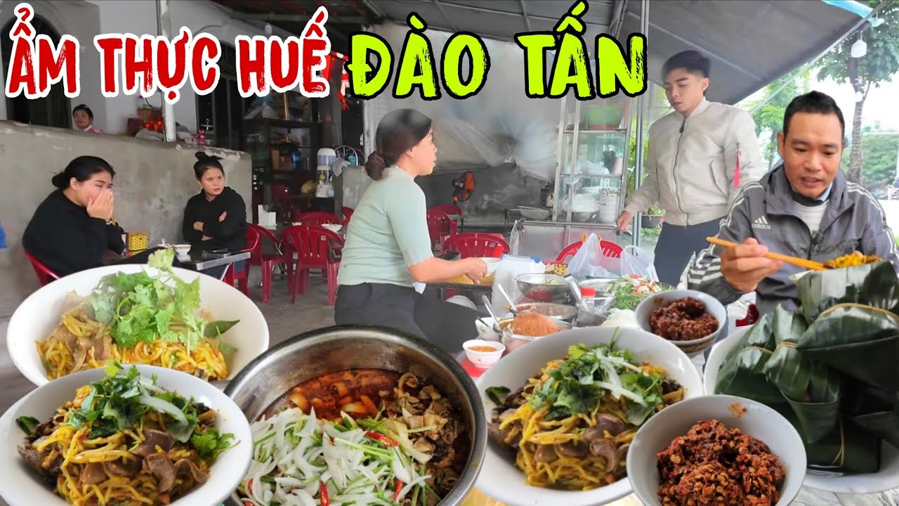 Không Ngờ Phố ĐÀO TẤN Cũng Có Món Ngon Ẩm Thực Xứ Huế Chiều Se Lạnh Này