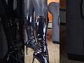 Boots and pantyhose