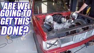 Twin Turbo V8 AWD S10 Build PRESSURE IS ON! EP.8 CRUNCHTIME!