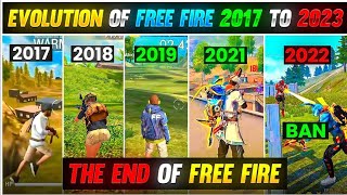 FREE FIRE STORY 2017 TO 2023| EVOLUTION OF FREE FIRE |SUCCESS STORY OF FREE FIRE | GARENA FREE FIRE