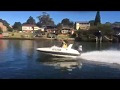 Pocket boat. Mini boat with 50hp