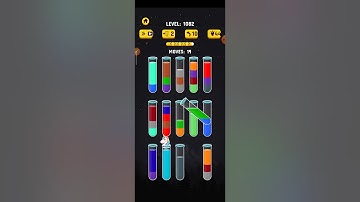 Colour water sort 3d level 1082