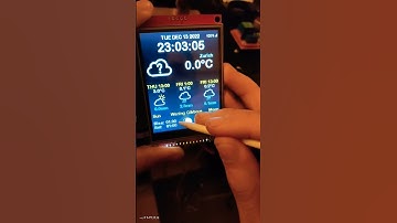esp 8266 weather station coloer😎