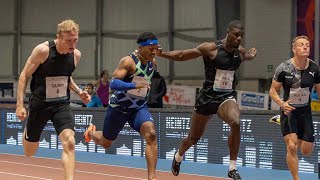 Men’s 60m at Metz Moselle Athlelor 2021 Resimi
