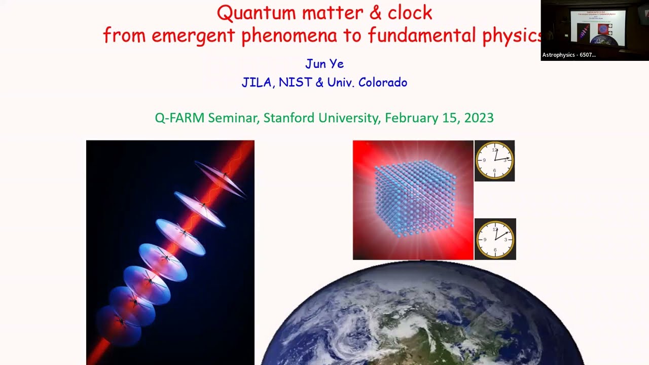 Feb. 15, 2023: Jun Ye