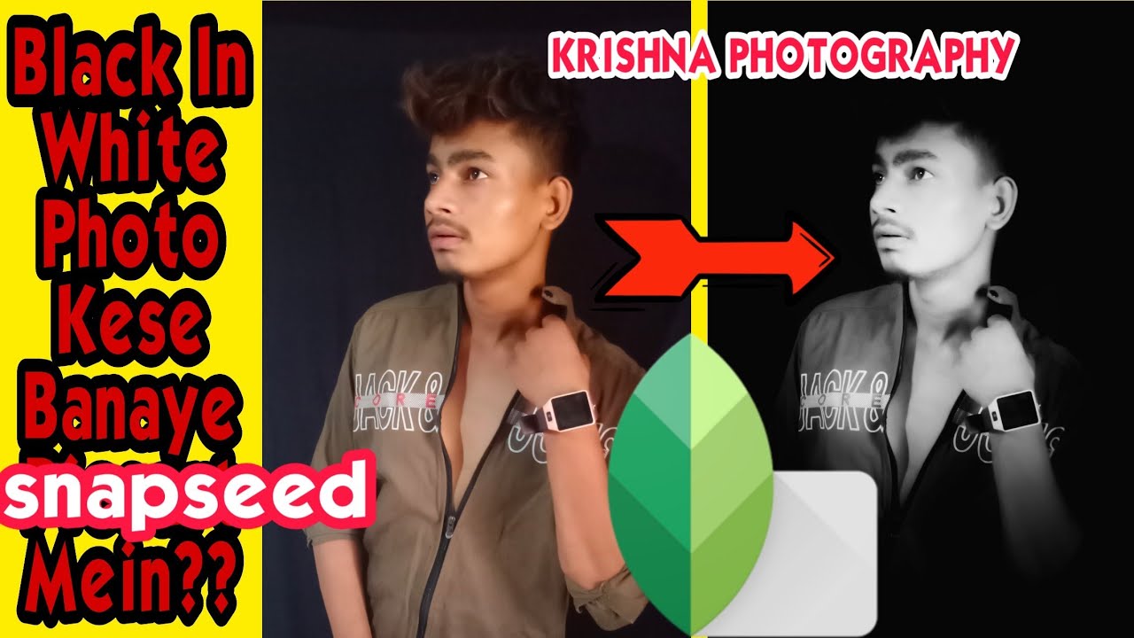 HOW TO EDIT BLACK IN WHITE PHOTO IN SNAPSEED APP SNAPSEED TUTORIAL
