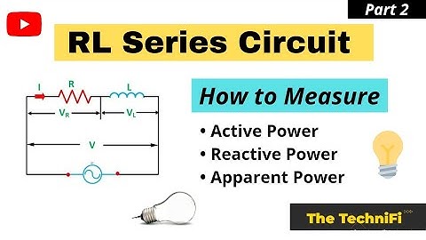Measurement of Active, Reactive and Apparent power in RL series circuit. #rlcircuit #engineering