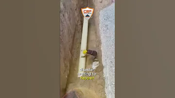 Real Trench Collapse Caught On Camera Construction Safety Failure Hse Shorts 