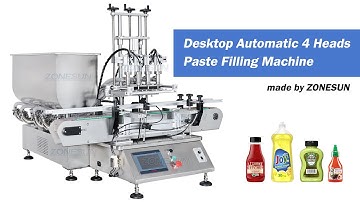 How to Debug ZS-DTGT4T Automatic Desktop Lotion Cream Jam Bottle Piston Pump Paste Filling Machine
