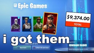 I Tried Merging with RICHEST BANNED Fortnite Accounts
