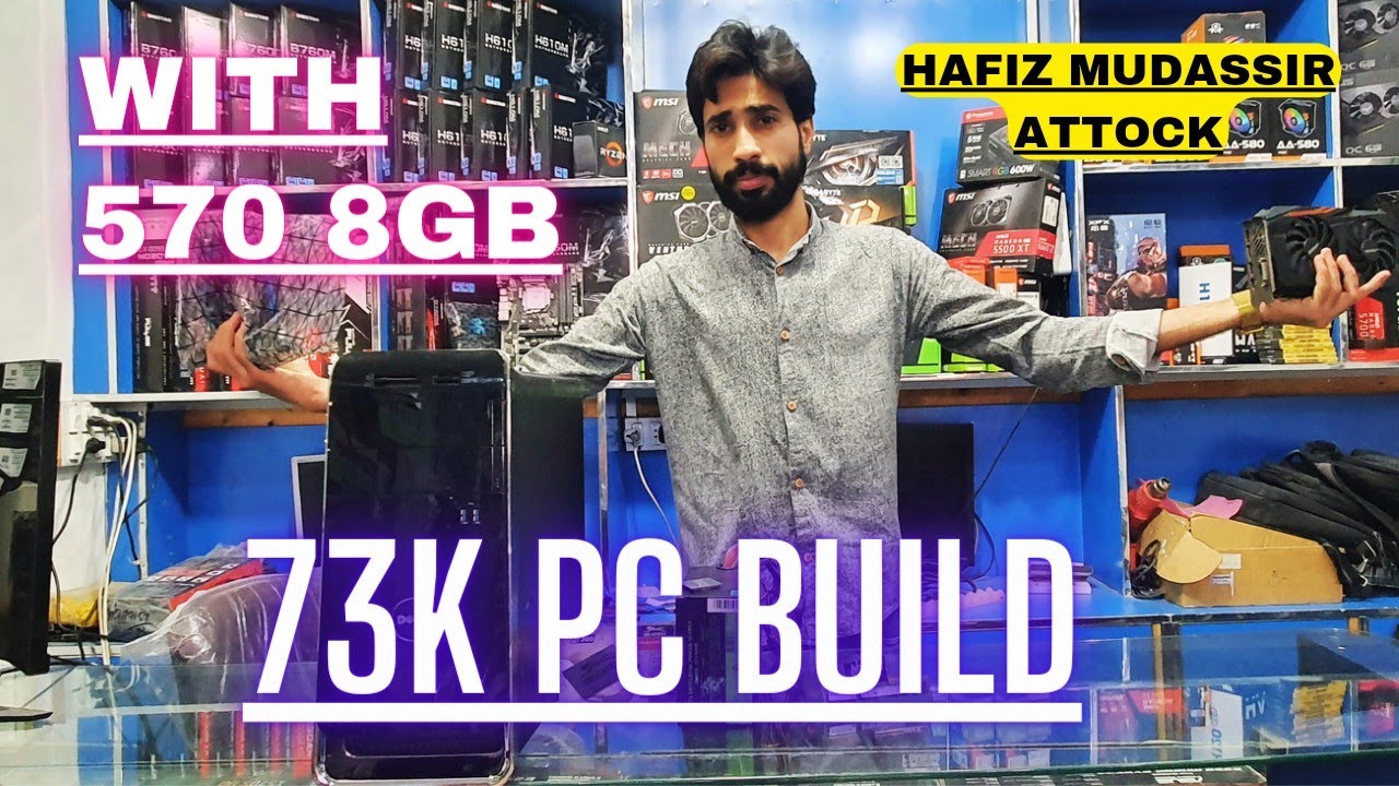 73K Budget Gaming PC Build With Rx 570 8gb GPU Gaming Computer Price