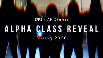 The Audacious Alpha Class Reveal | Alpha Rho Charter Spring 2020 | Sigma Psi Zeta Sorority, Inc.
