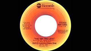 1974 HITS ARCHIVE: You Got The Love - Rufus feat. Chaka Khan (stereo 45 single version--#1 R&amp;B hit)