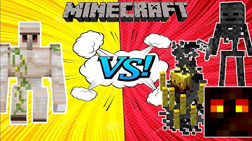 Spawning Iron Golem Army In Nether Fortress