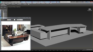 3dsmaxTutorials, Tutorial on 3D Modeling an Office Table (Desk ) in 3dsmax
