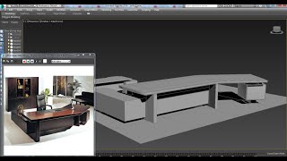3dsmaxTutorials, Tutorial on 3D Modeling an Office Table (Desk ) in 3dsmax Guide
