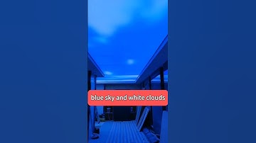 Dynamic light box blue sky and white clouds case #dynamic light box #led@led-strip-factory